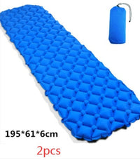HKM-538579 Inflatable Double Camping Mat with Lycra for Outdoor Activities