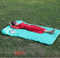 HKM-538579 Inflatable Double Camping Mat with Lycra for Outdoor Activities
