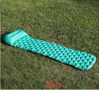 HKM-538579 Inflatable Double Camping Mat with Lycra for Outdoor Activities