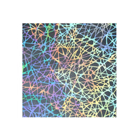 HKM-538579 Reflective Crack Silver Glitter Fabric with Geometric Pattern for Clothing, 135cm Wide