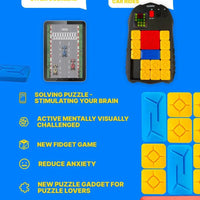 HKM-538707 Plastic Electronic Jigsaw Puzzle Game for Brain Teasers - Suitable for Ages 2 and Up