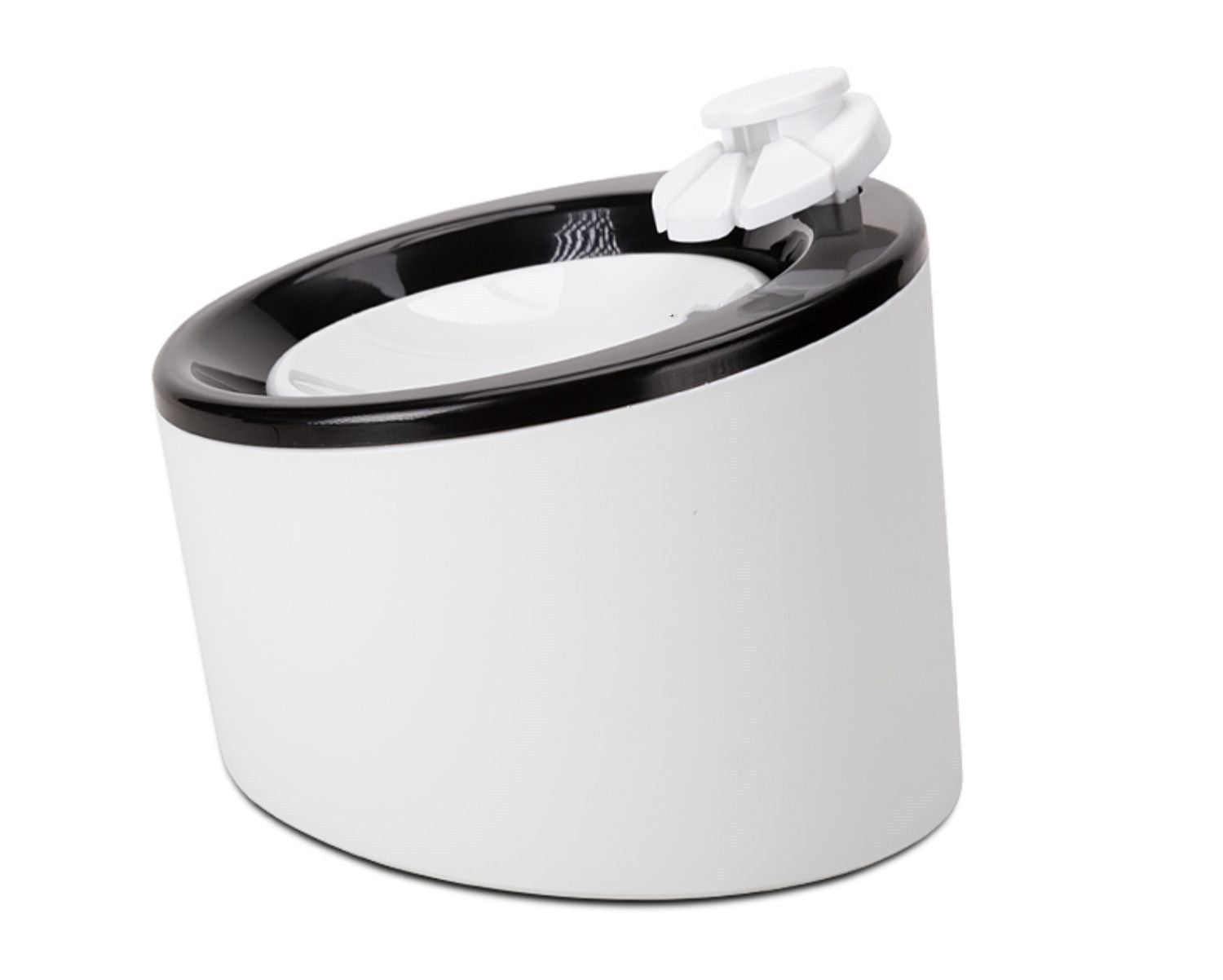 HKM-538771 Automatic Pet Water Dispenser for Cats and Dogs – White Plastic Design