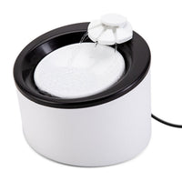 HKM-538771 Automatic Pet Water Dispenser for Cats and Dogs – White Plastic Design