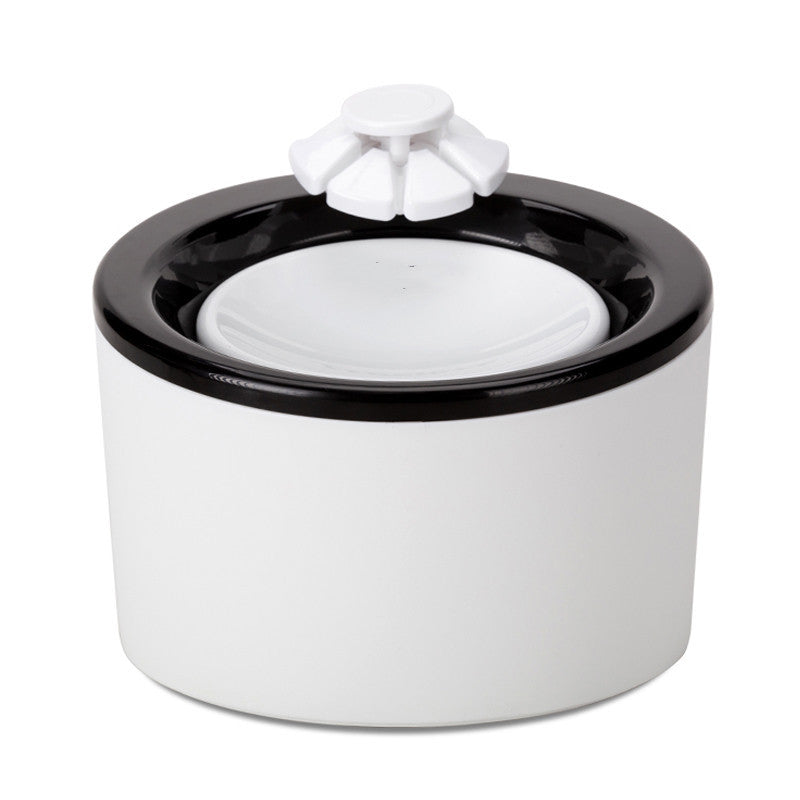 HKM-538771 Automatic Pet Water Dispenser for Cats and Dogs – White Plastic Design