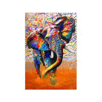 HKM-539027 Elephant Canvas Wall Art for Living Room and Bedroom Decor, Multiple Size Options Available