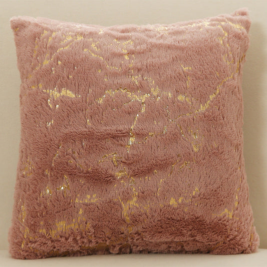 HKM-539027 Plush Throw Pillow in Ins Style for Sofa or Living Room - 43x43cm with PP Cotton Fill