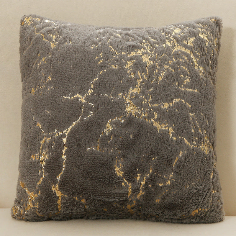 HKM-539027 Plush Throw Pillow in Ins Style for Sofa or Living Room - 43x43cm with PP Cotton Fill