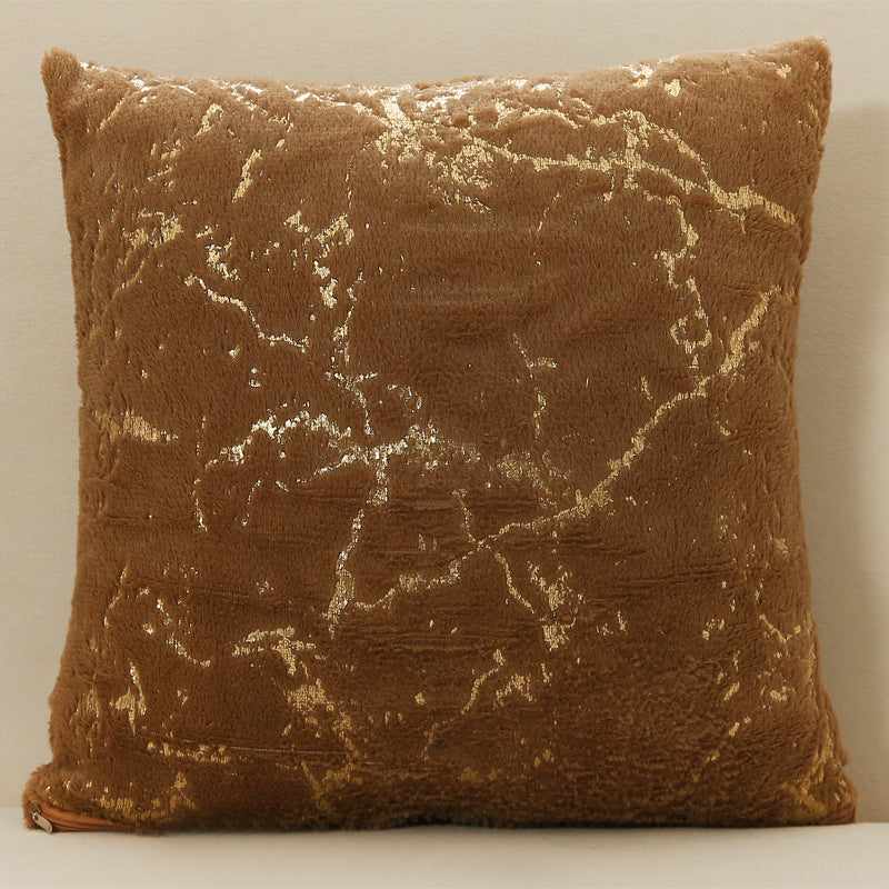 HKM-539027 Plush Throw Pillow in Ins Style for Sofa or Living Room - 43x43cm with PP Cotton Fill