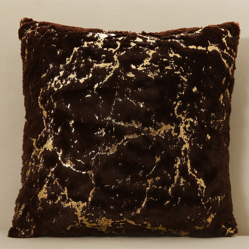 HKM-539027 Plush Throw Pillow in Ins Style for Sofa or Living Room - 43x43cm with PP Cotton Fill