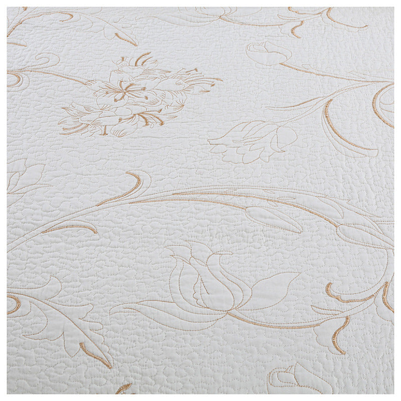 HKM-539219 Luxury Silk Series 3-Piece Pure Cotton Bedding Set with Quilted Plain Weave Design