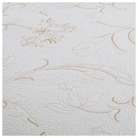 HKM-539219 Luxury Silk Series 3-Piece Pure Cotton Bedding Set with Quilted Plain Weave Design