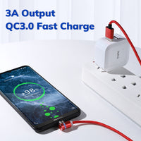 HKM-539283 Magnetic Fast Charge Data Cable for iPhone and Android – 1m Length, Compatible with Type-C, Micro USB, 8PIN