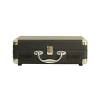 HKM-539603 Bluetooth Audio Record Player with Black Finish, Handmade Craft, Includes Power Cord and Manual