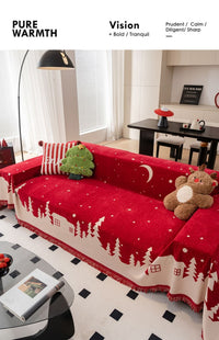 HKM-539795 Universal Anti-Slip Full-Coverage Sofa Cover for All Seasons and Holidays