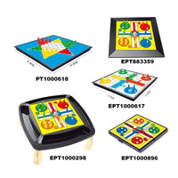 HKM-539859 3 in 1 Educational Snakes Ladders, Ludo, and Flying Chess Games Toy Set for Kids