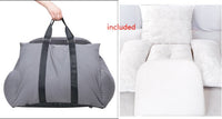 HKM-539859 Stylish and Functional Waterproof Pet Car Carrier Nest in Light Grey, Dark Grey, or Beige