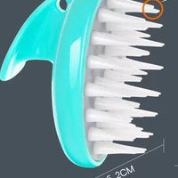 HKM-539987 Comfortable Silicone Pet Massage Bath Brush for Dogs and Puppies - Grooming and Bathing Tool