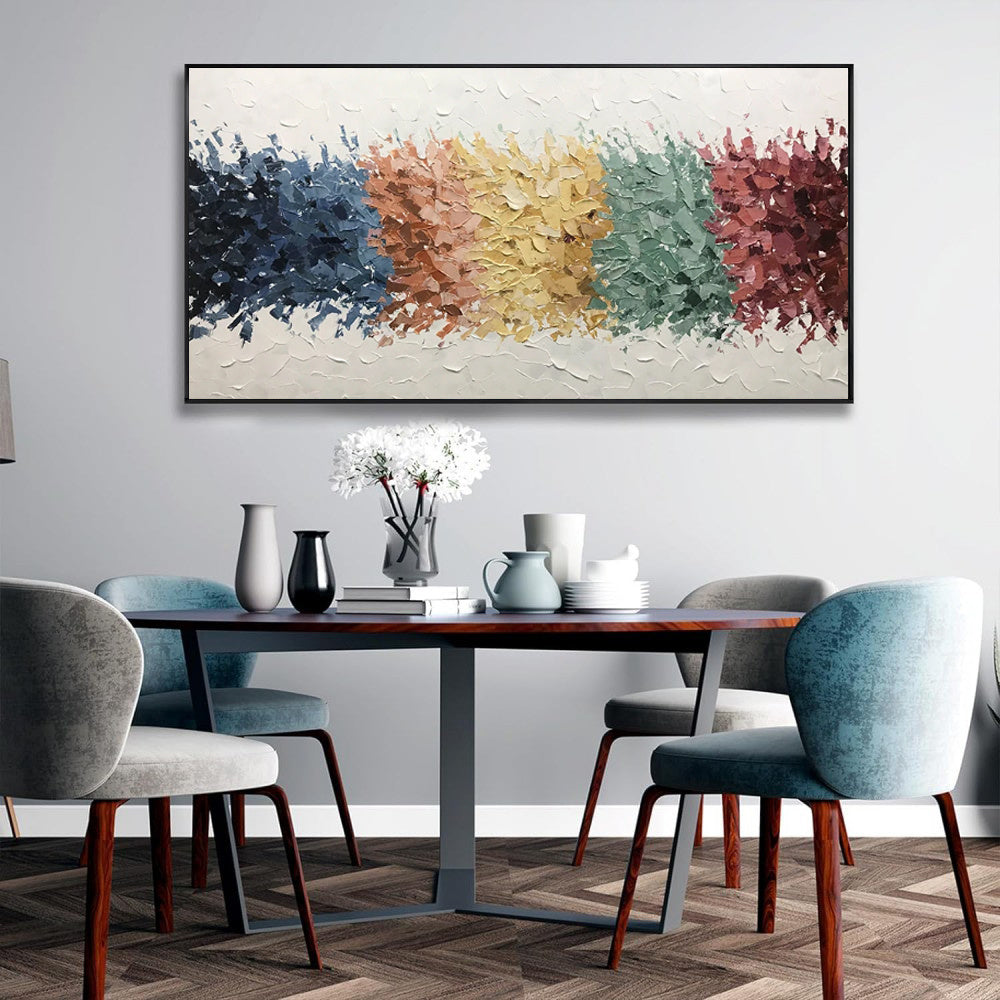 HKM-539987 Handmade Abstract Oil Painting on Canvas for Modern Home Decor – Unique Wall Art for Living Room and Bedroom