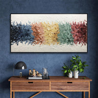HKM-539987 Handmade Abstract Oil Painting on Canvas for Modern Home Decor – Unique Wall Art for Living Room and Bedroom