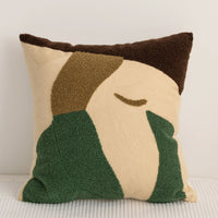 HKM-540115 Abstract Cotton Pillowcase for Modern Living Room - 45cm x 45cm Cushion Cover