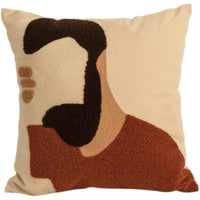 HKM-540115 Abstract Cotton Pillowcase for Modern Living Room - 45cm x 45cm Cushion Cover
