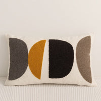 HKM-540115 Abstract Cotton Pillowcase for Modern Living Room - 45cm x 45cm Cushion Cover