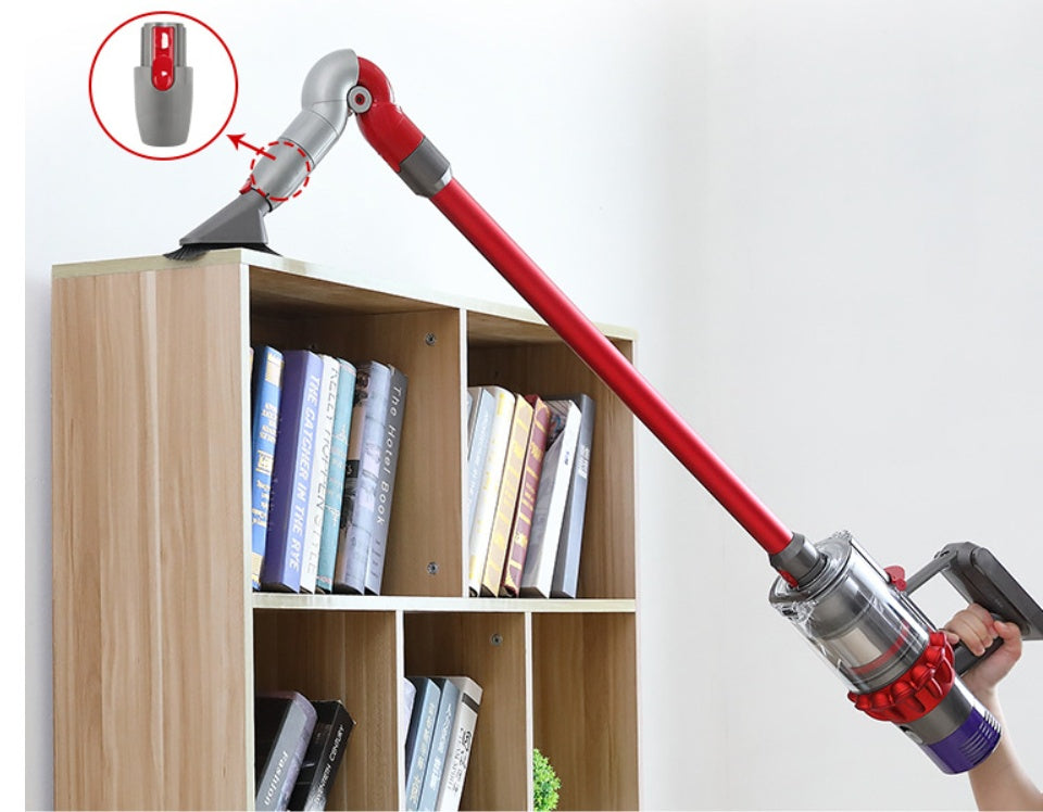HKM-540243 Elbow Bottom Adapter Suction Head for Dyson V7, V8, V10, V11 - Multi-Angle 180° Rotation