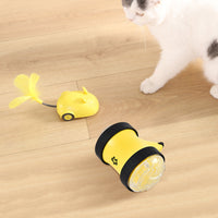 HKM-540371 Remote Control Food Leaking Car with Rechargeable Battery and Fun Toy Mouse