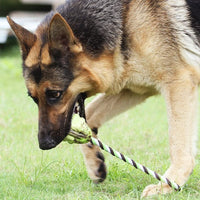 HKM-540499 Ball Knot Dog Toys, Interactive Puppy Toys For Tug-of-war, Eco-friendly Cotton Rope Toys, Medium And Small-sized Dog Breeds, Not Suitable For Dogs With Strong Aggressive Chewing
