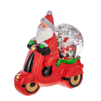HKM-540499 Musical Christmas Decorations - Santa Claus and Snowman Ornaments, Plastic, 11x20x20CM & 11x20x18.5CM