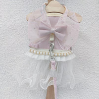 HKM-540883 Handmade Pet Traction Suit for Cats and Dogs, Cute and Stylish Outing Vest