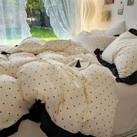 HKM-540883 Washed Cotton Bed Sheet Set – Soft and Comfortable Bedding in Multiple Sizes