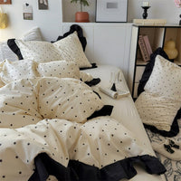 HKM-540883 Washed Cotton Bed Sheet Set – Soft and Comfortable Bedding in Multiple Sizes