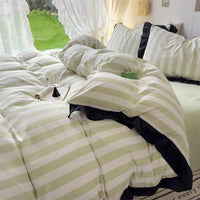 HKM-540883 Washed Cotton Bed Sheet Set – Soft and Comfortable Bedding in Multiple Sizes
