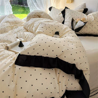 HKM-540883 Washed Cotton Bed Sheet Set – Soft and Comfortable Bedding in Multiple Sizes