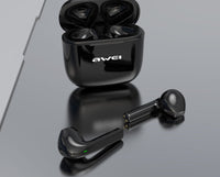HKM-540947 Wireless Bluetooth 5.0 Headset with Touch Control, Waterproof, Battery Display, and Dual Ear Functionality