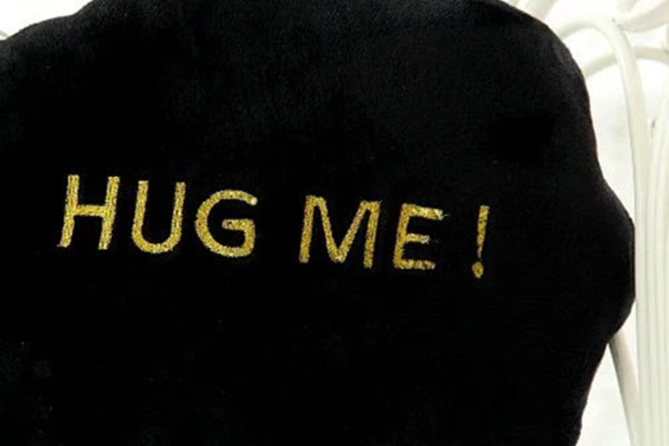 HKM-541011 Creative Dialog 4 Color Short Plush Pillow - 40cm Height with PP Cotton Filling