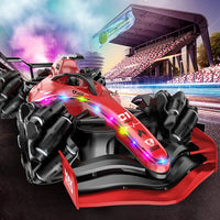 HKM-541459 F1 Remote Control Racing Car with Drift Stunt Spray for Kids - 2.4G Electric RC Karting