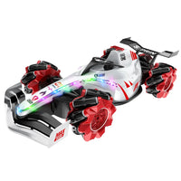 HKM-541459 F1 Remote Control Racing Car with Drift Stunt Spray for Kids - 2.4G Electric RC Karting