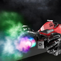 HKM-541459 F1 Remote Control Racing Car with Drift Stunt Spray for Kids - 2.4G Electric RC Karting