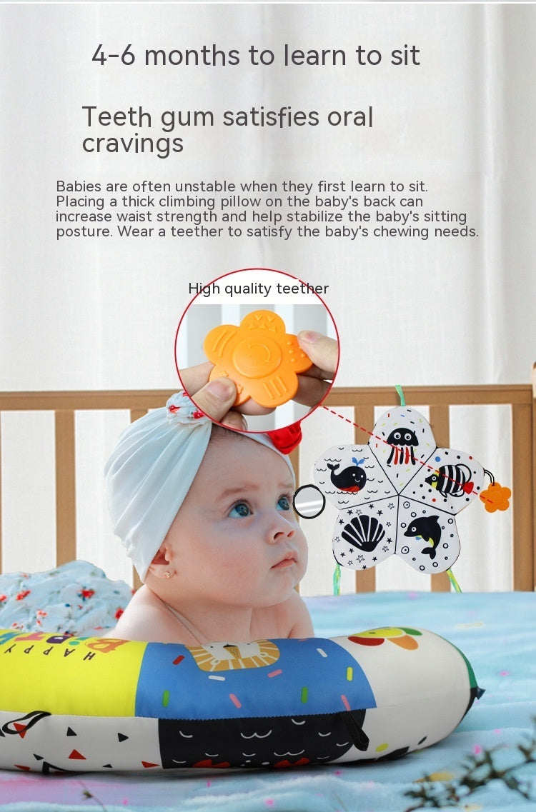 HKM-541523 Infant Prone Pillow for Head Support and Learning Lying Exercises, Ages 1-3 Years