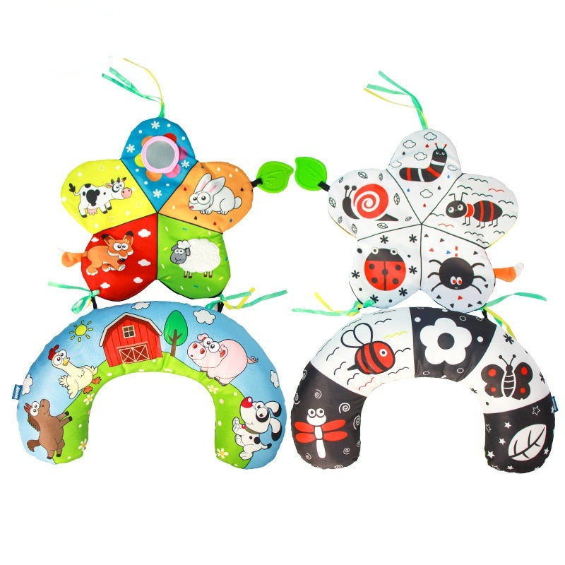 HKM-541523 Infant Prone Pillow for Head Support and Learning Lying Exercises, Ages 1-3 Years