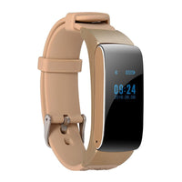 HKM-541715 Smart Bracelet with Bluetooth Headset, Touch Screen, Health Monitoring, and Step Tracking