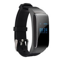 HKM-541715 Smart Bracelet with Bluetooth Headset, Touch Screen, Health Monitoring, and Step Tracking