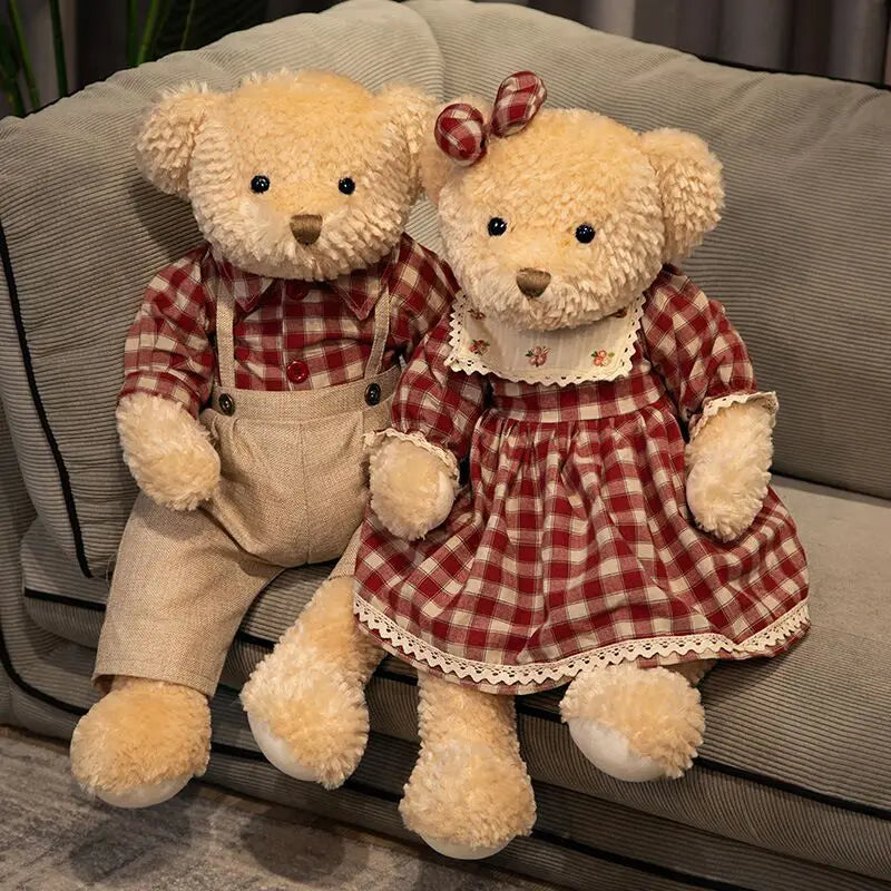 KTX-542035 Soft Plush Teddy Bear Stuffed Toy for Kids - Perfect Valentine's Day Gift, 45cm to 65cm Height