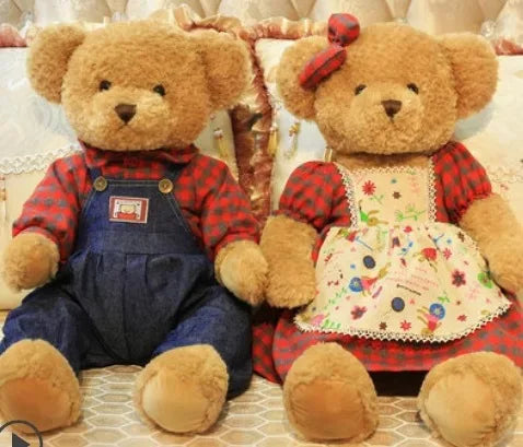 KTX-542035 Soft Plush Teddy Bear Stuffed Toy for Kids - Perfect Valentine's Day Gift, 45cm to 65cm Height