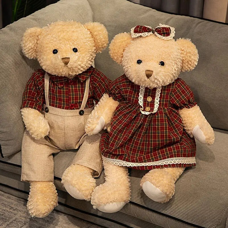 KTX-542035 Soft Plush Teddy Bear Stuffed Toy for Kids - Perfect Valentine's Day Gift, 45cm to 65cm Height
