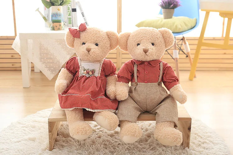KTX-542035 Soft Plush Teddy Bear Stuffed Toy for Kids - Perfect Valentine's Day Gift, 45cm to 65cm Height