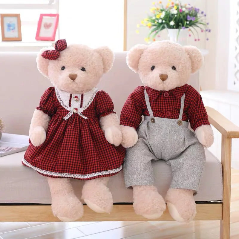 KTX-542035 Soft Plush Teddy Bear Stuffed Toy for Kids - Perfect Valentine's Day Gift, 45cm to 65cm Height
