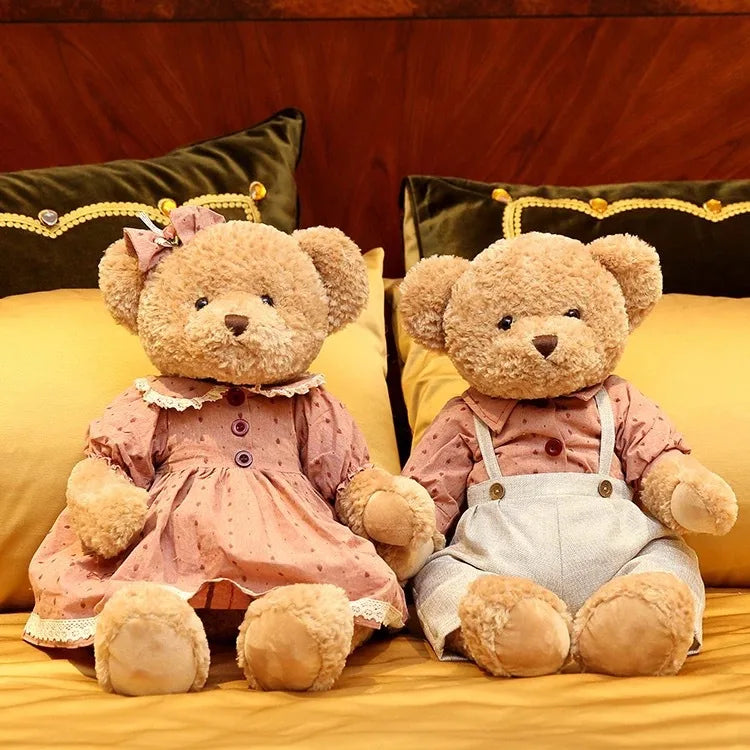 KTX-542035 Soft Plush Teddy Bear Stuffed Toy for Kids - Perfect Valentine's Day Gift, 45cm to 65cm Height